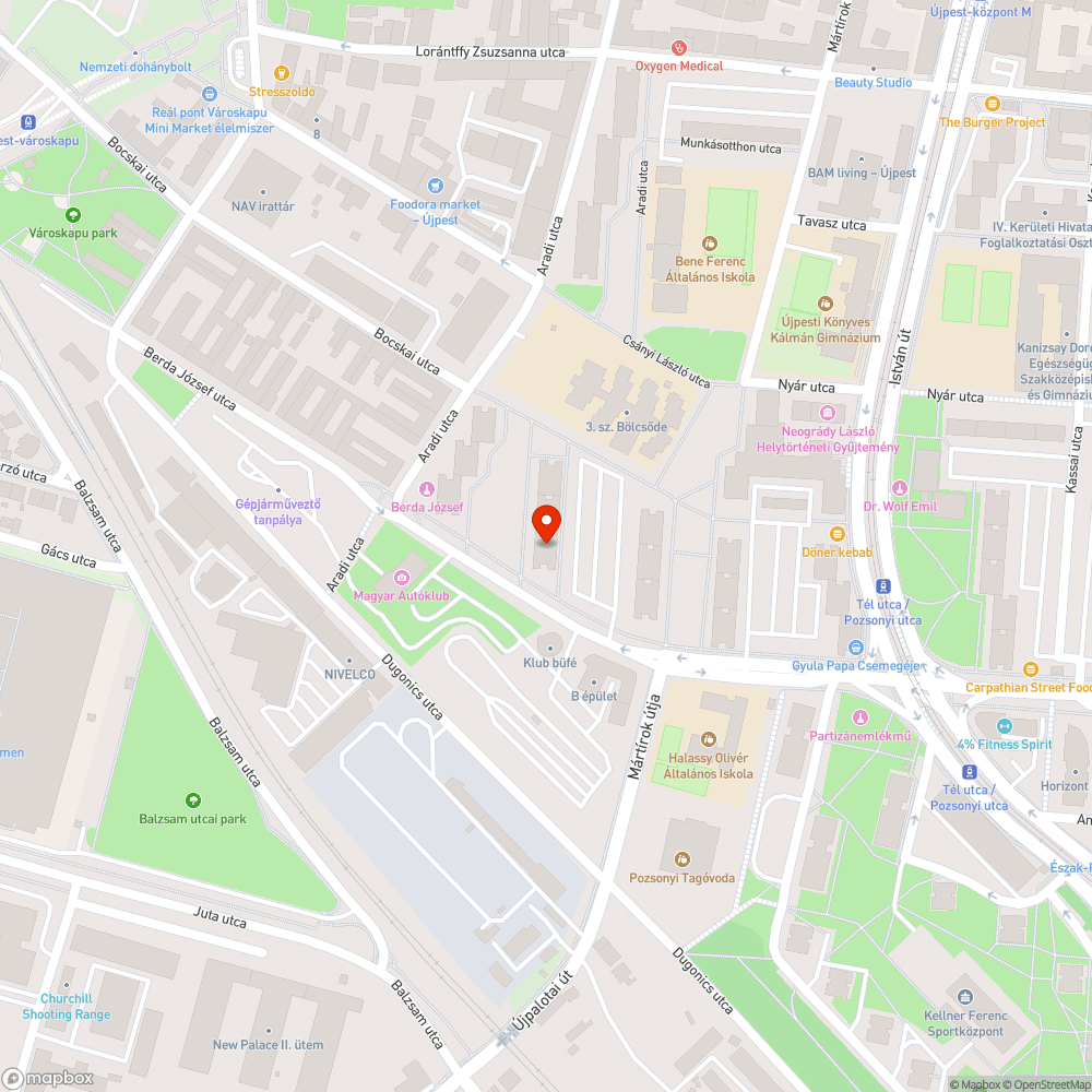 Gondozatlan parkoló és csatorna összefolyó bejelentés helye