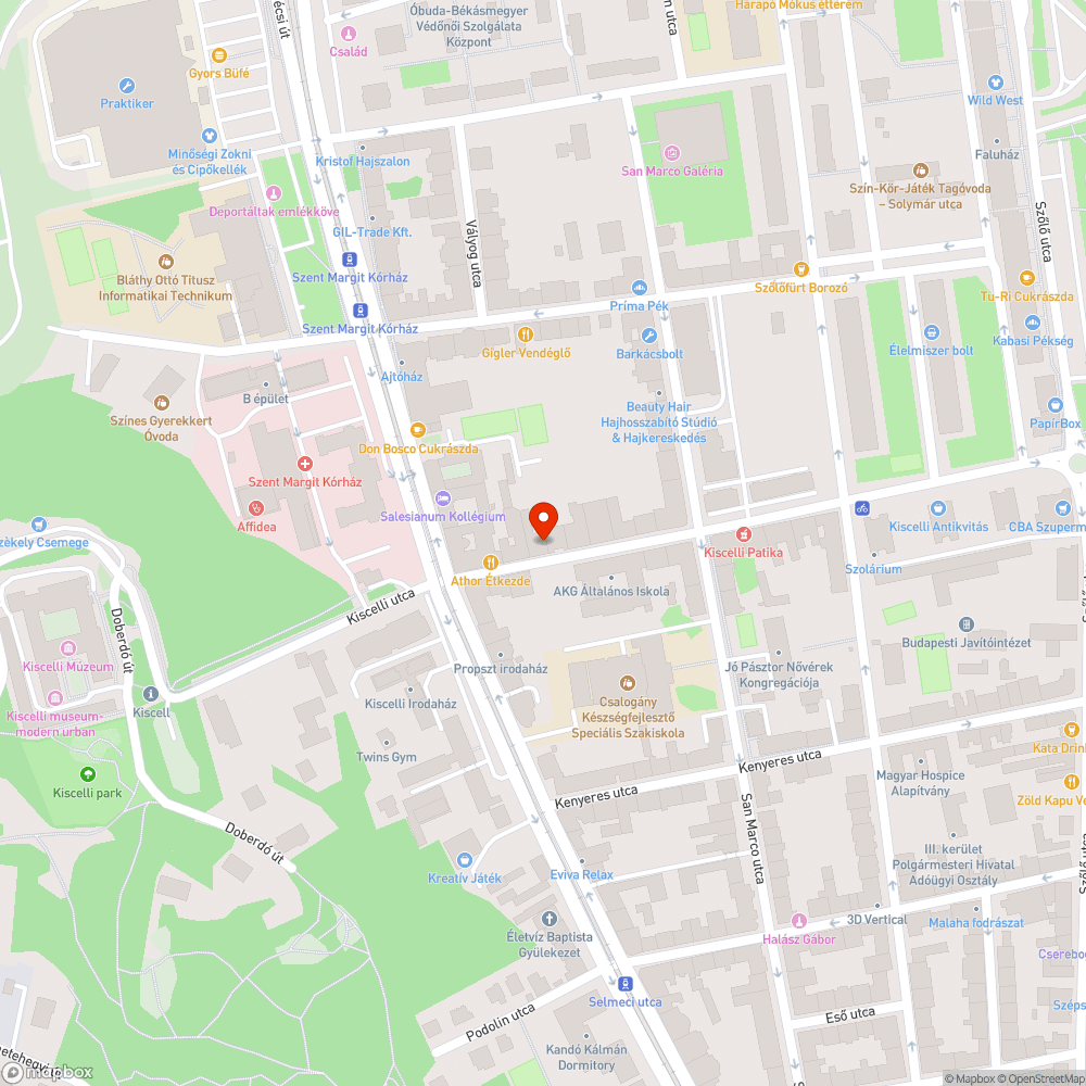 Beszűkült járda bejelentés helye