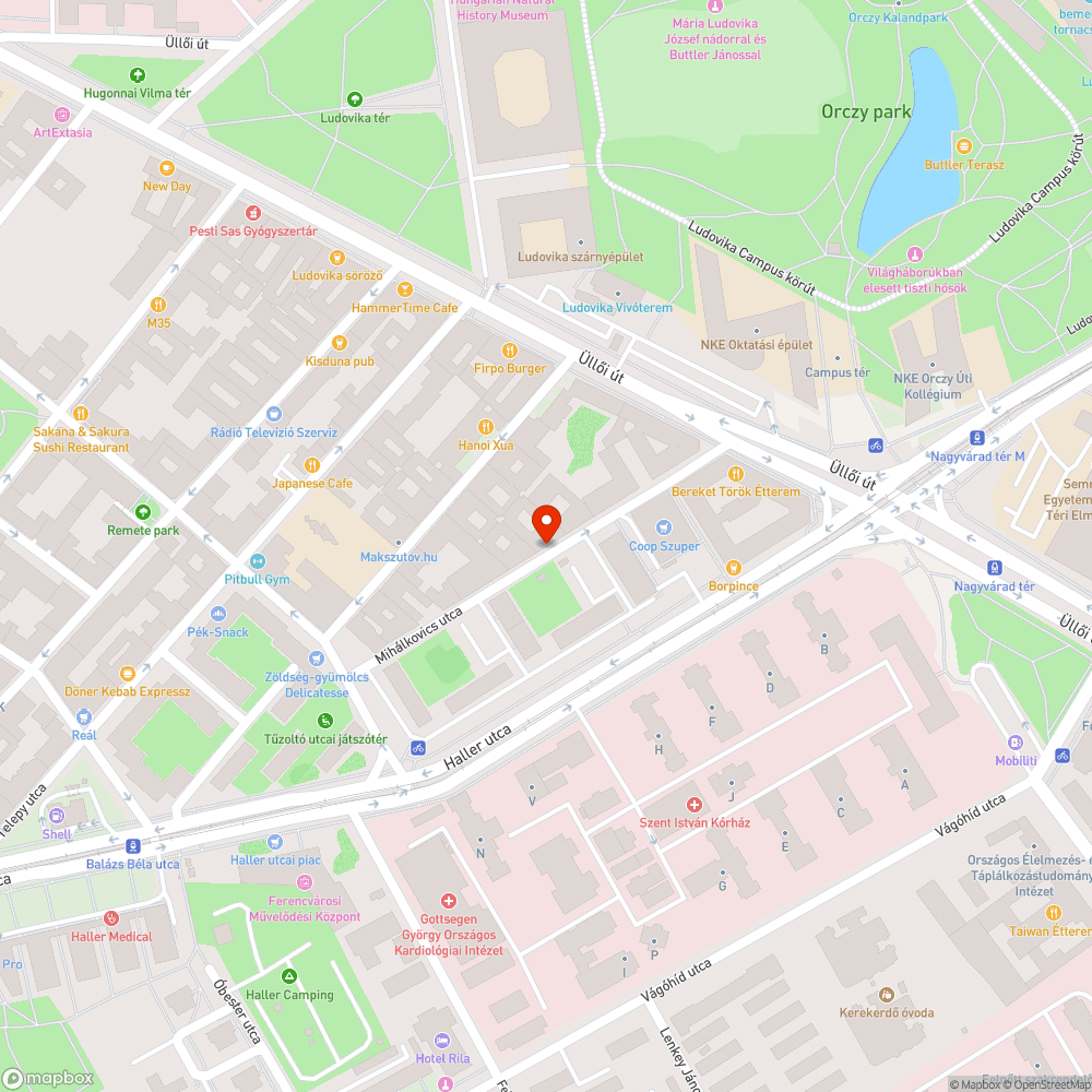 Veszélyes villanyoszlop bejelentés helye