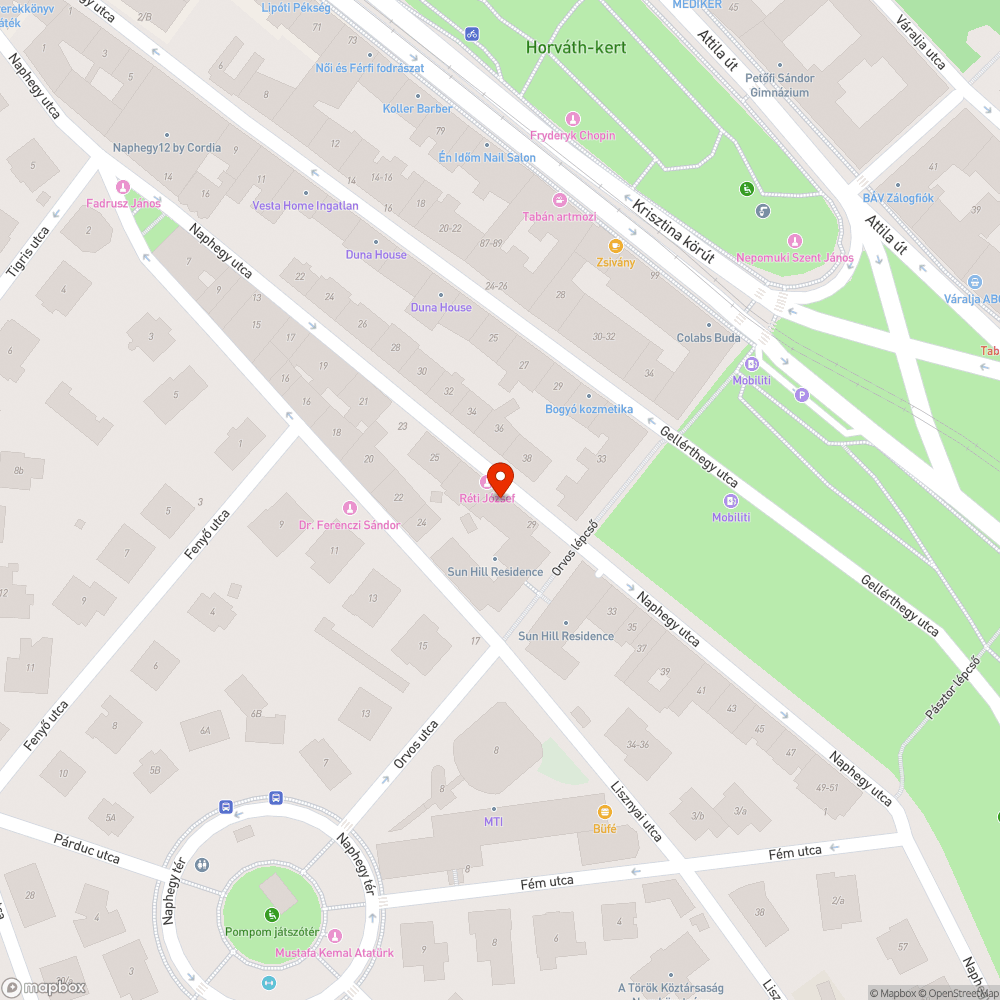 Kukák a járdán bejelentés helye