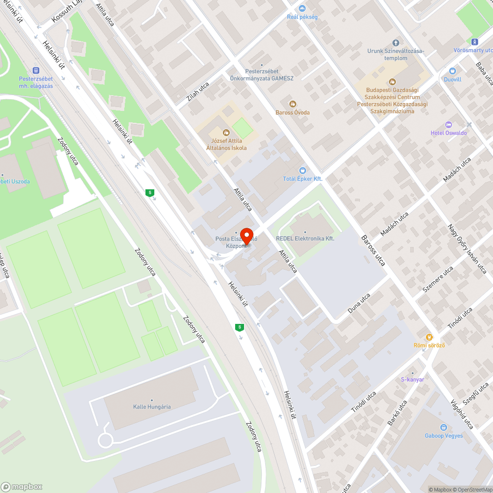 Zöldhulladék bejelentés helye