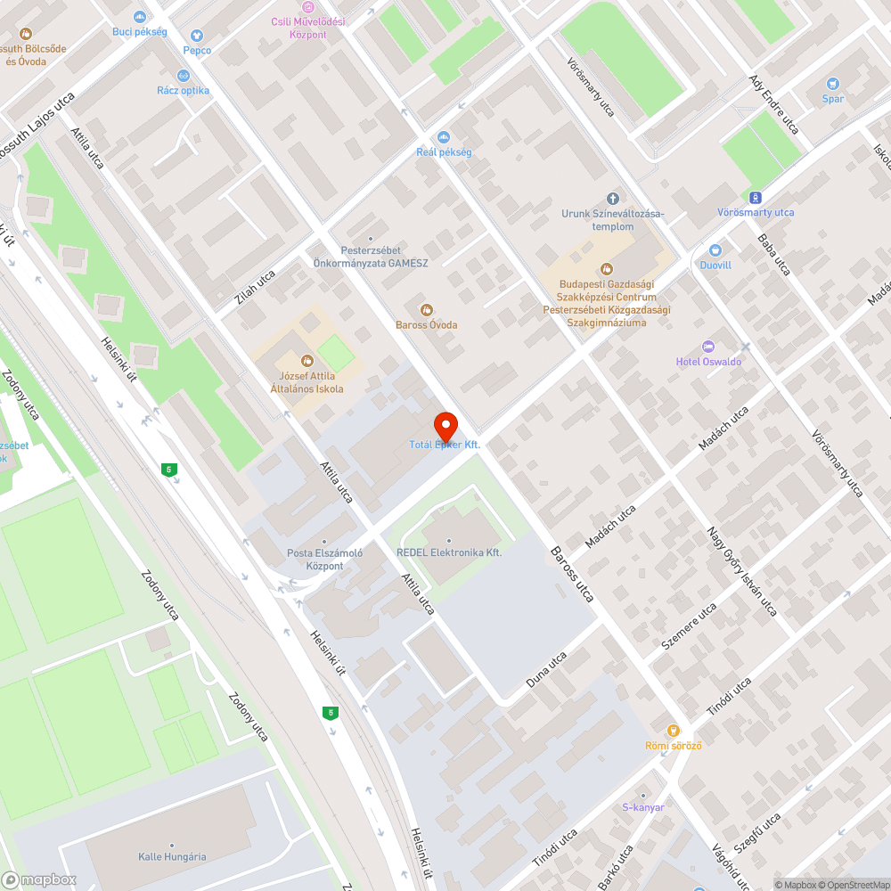 Gödörben facsonk bejelentés helye