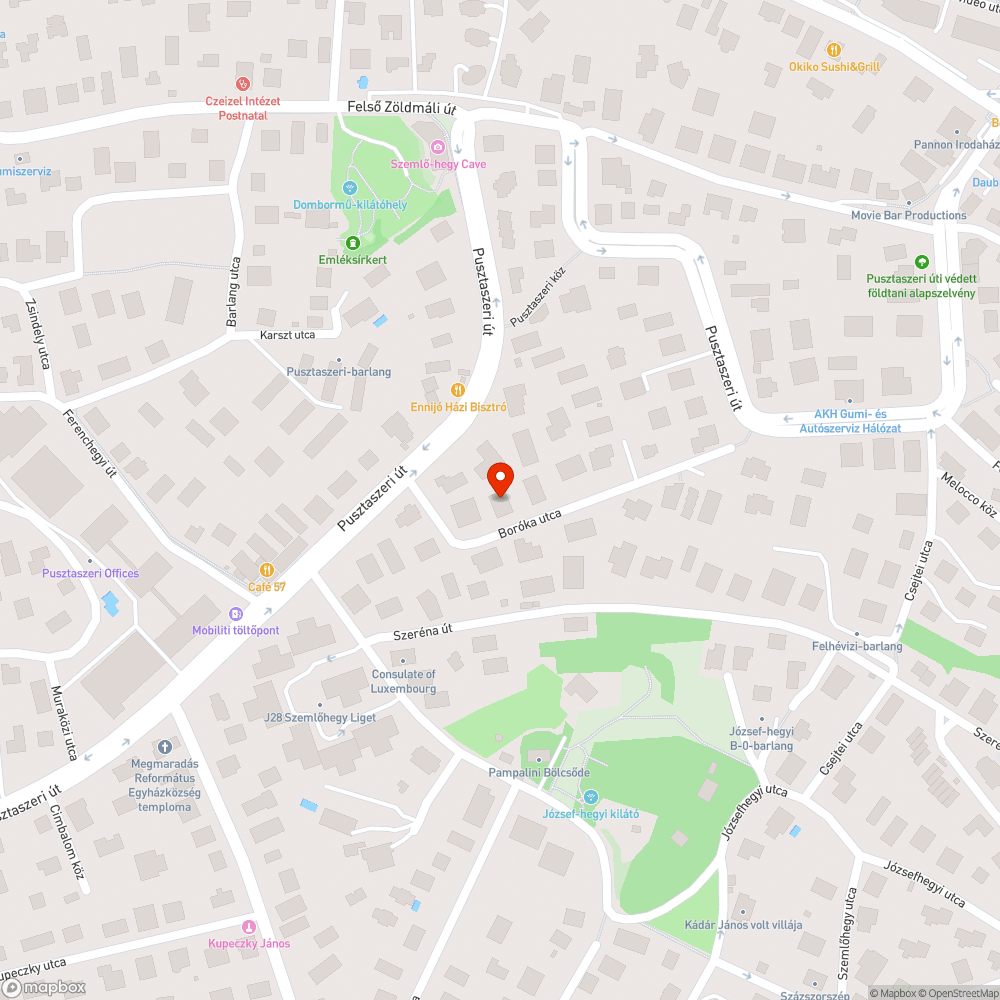 Elhanyagolt járda bejelentés helye