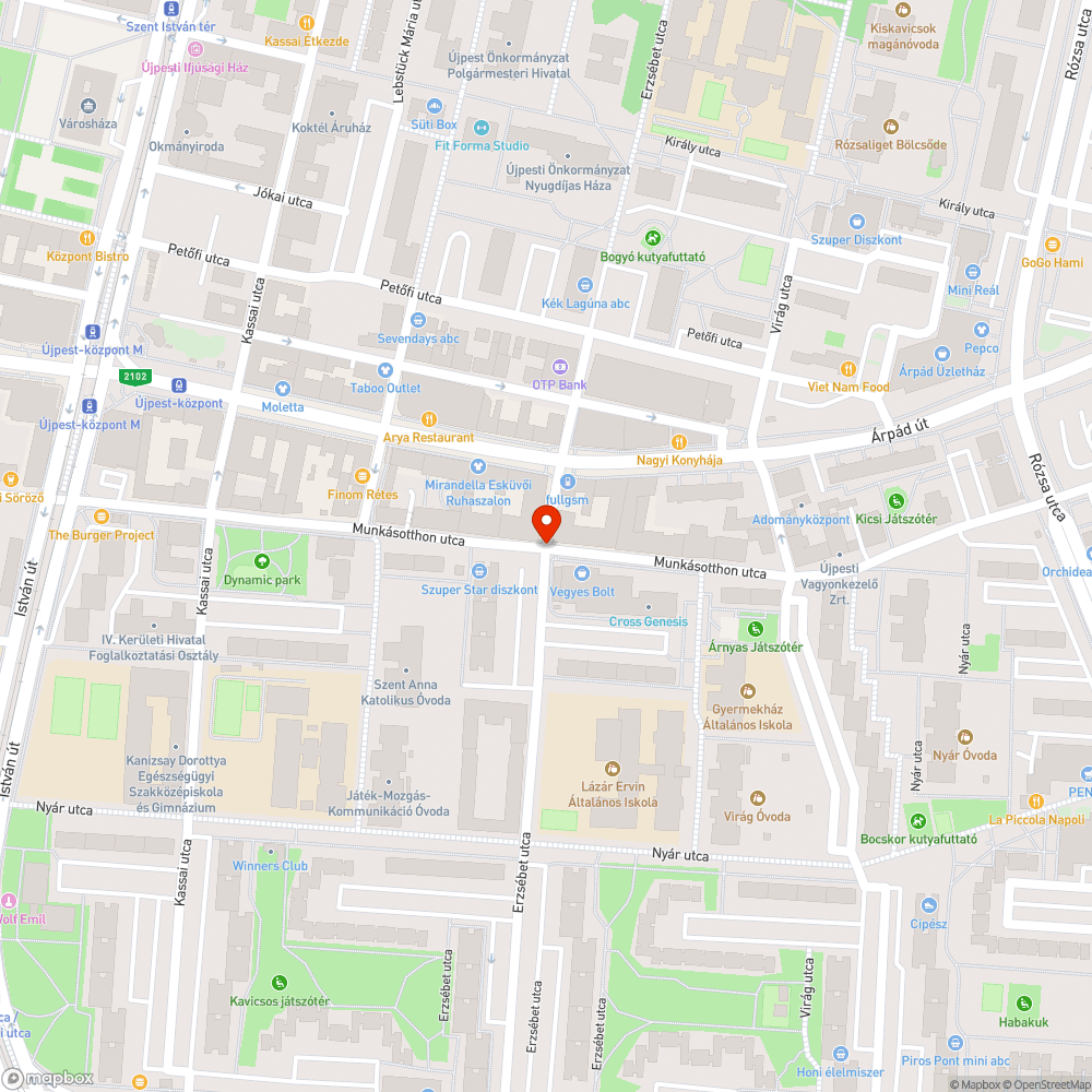 Beláthatatlan kereszteződés bejelentés helye