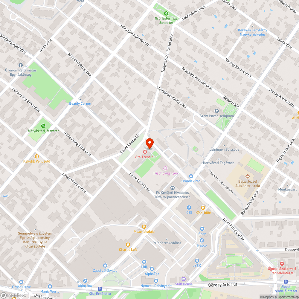 Ingatag pad bejelentés helye