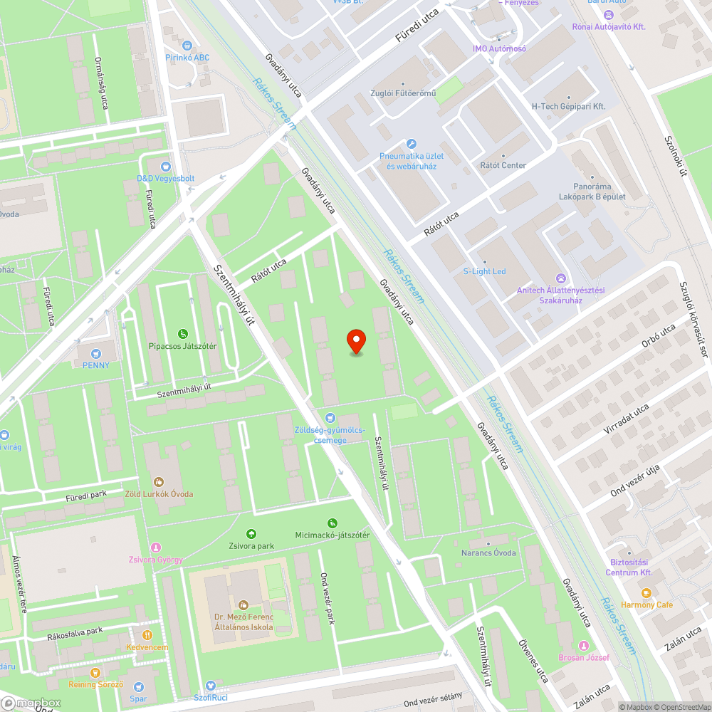 Sérült padok bejelentés helye