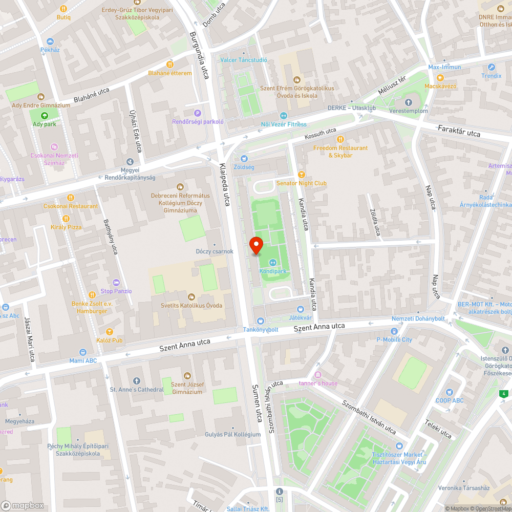 Hibás lámpafej bejelentés helye