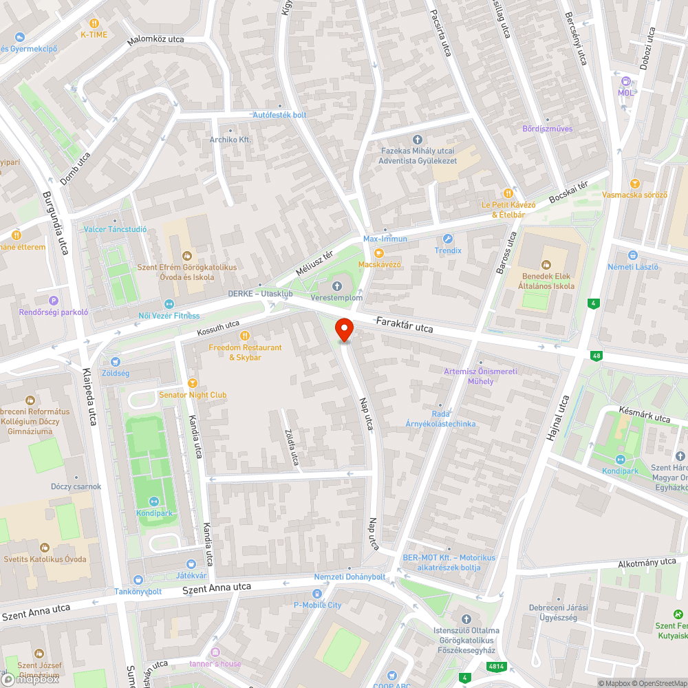 Hibás lámpafejek bejelentés helye