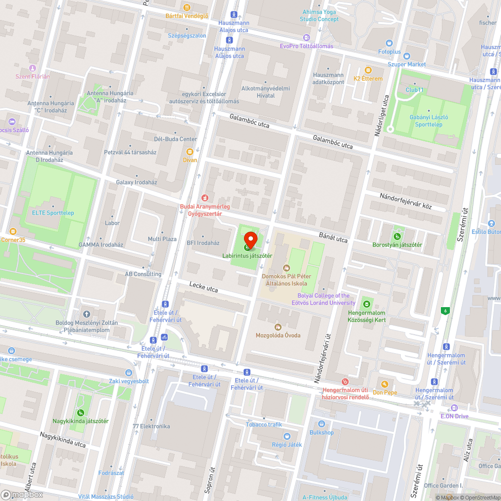 Törött léc bejelentés helye