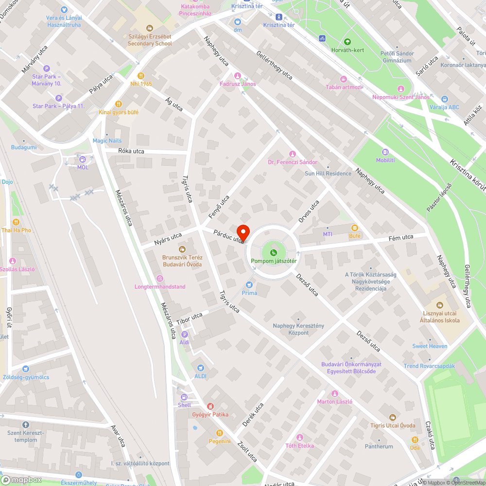 Kátyú bejelentés helye