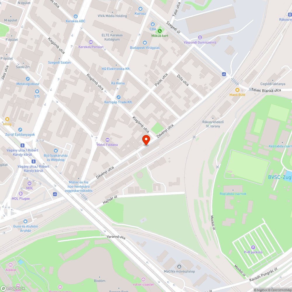 Szemétlerakás Dévényi utca bejelentés helye