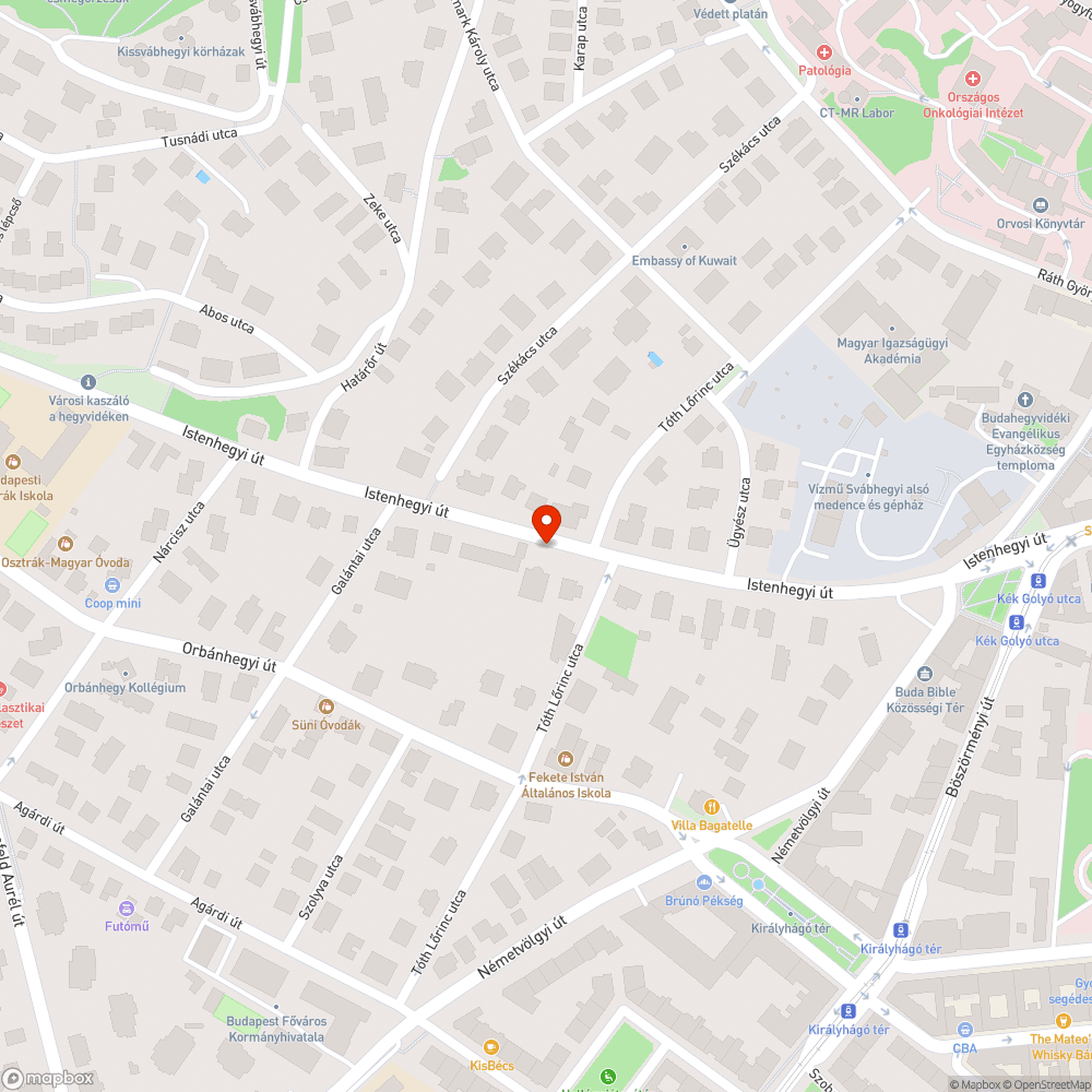 Szemét az utcán bejelentés helye