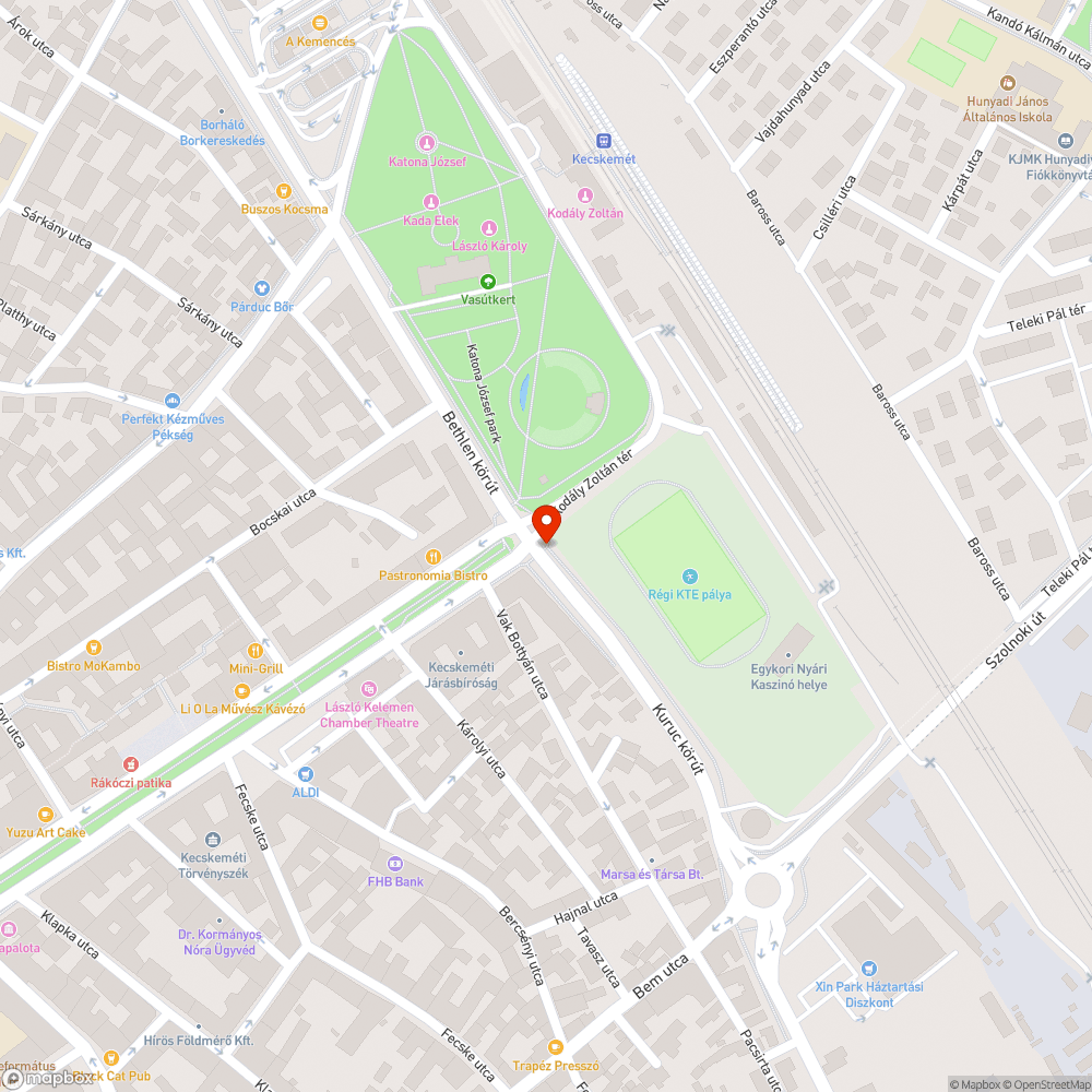 Hiányzó tábla bejelentés helye