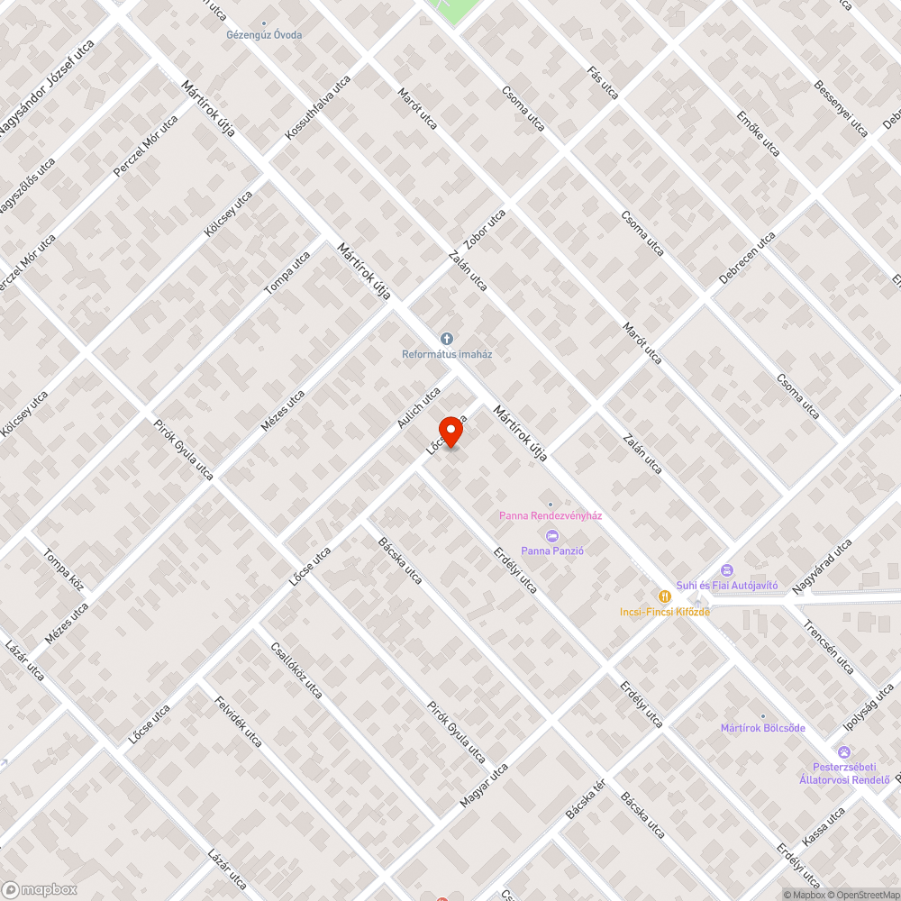 Roncsautó bejelentés helye