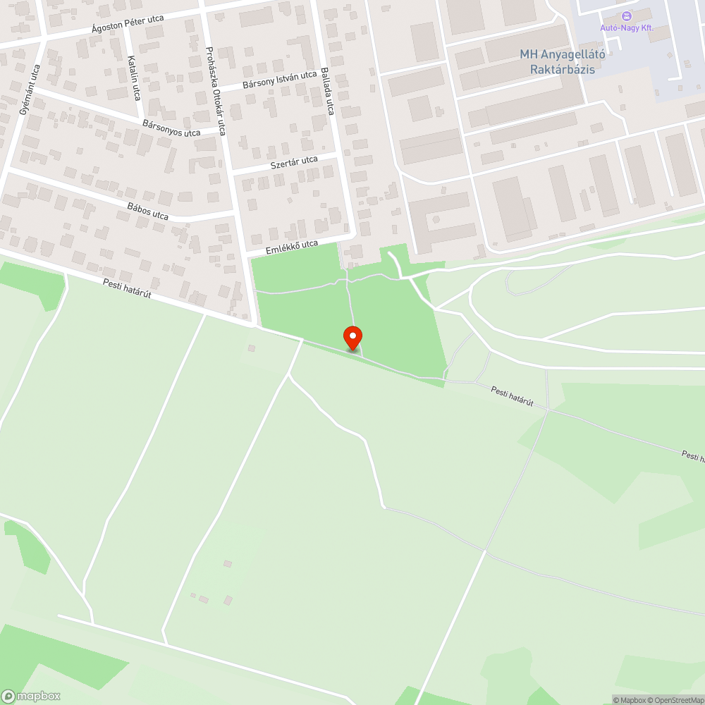 Szemét szétdobálva az erdőben bejelentés helye