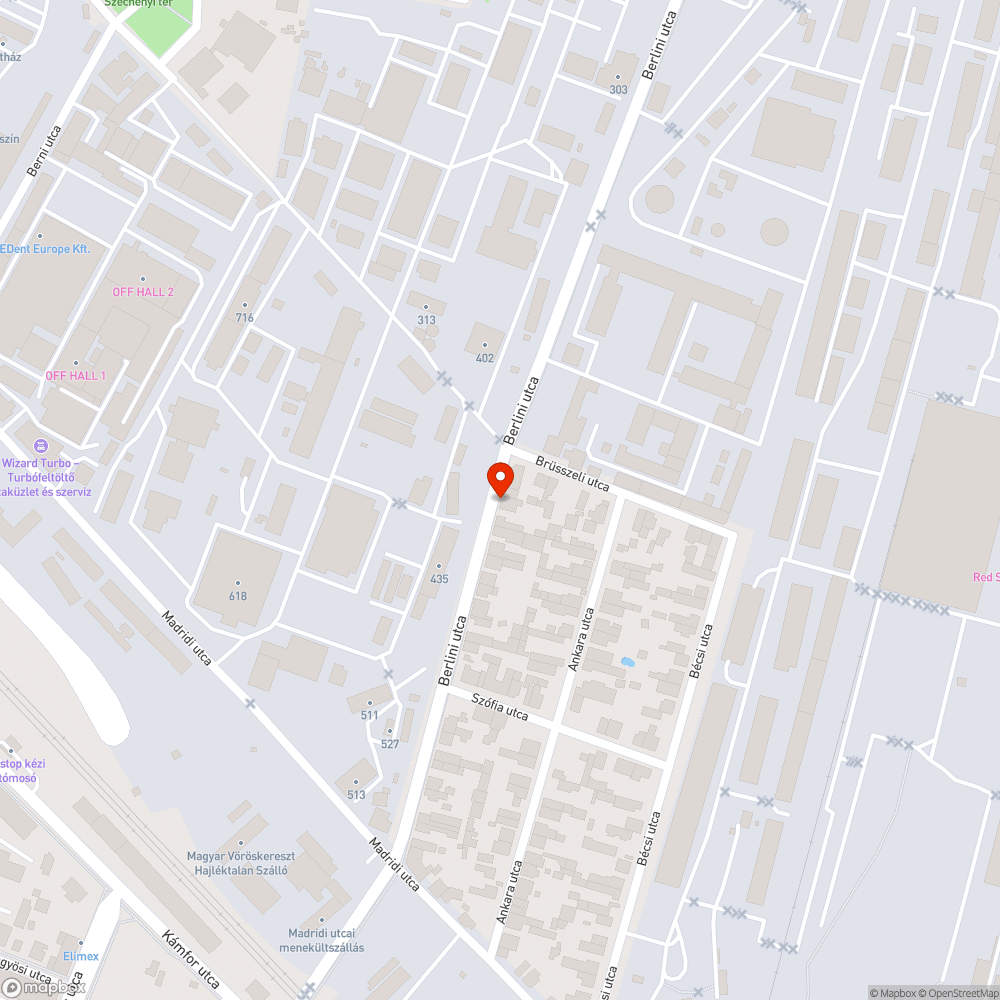 Buszmegálló védelme bejelentés helye