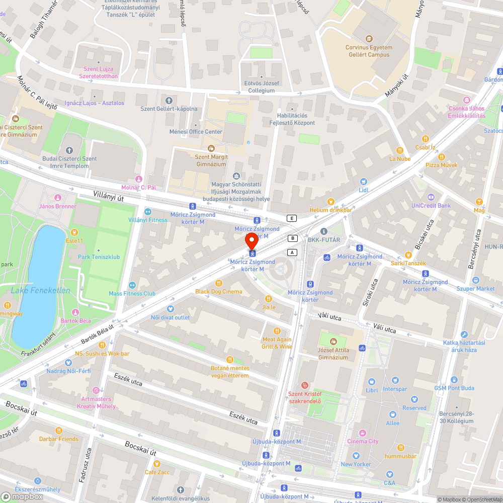 Szemetes megálló bejelentés helye