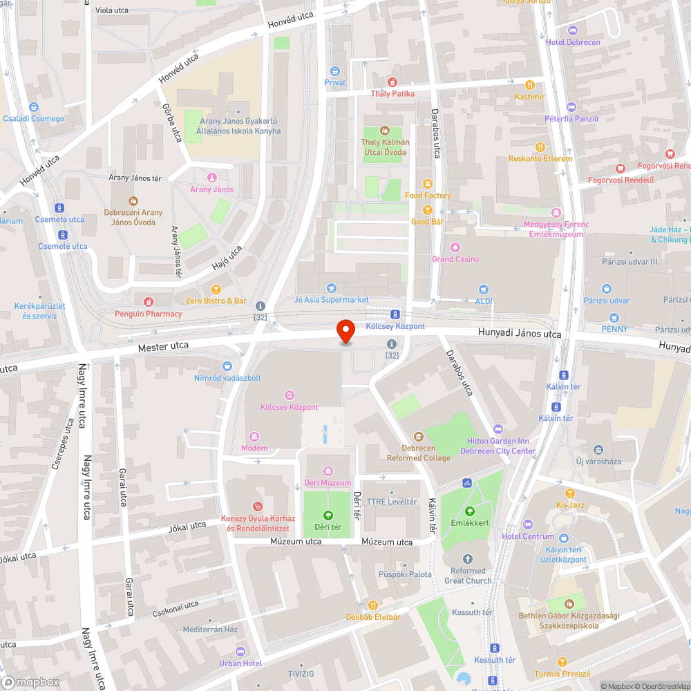 Hibás lámpafej bejelentés helye