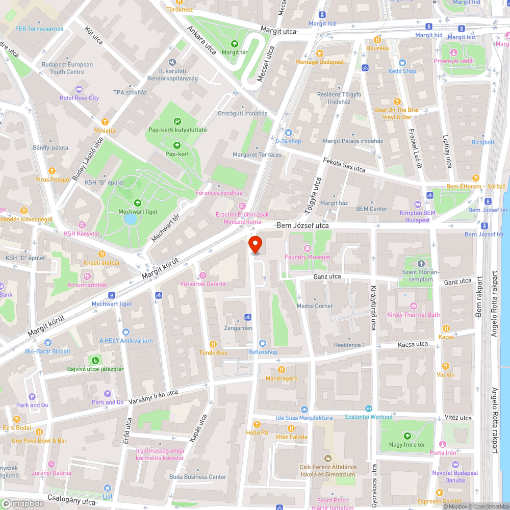 Elhagyott autó bejelentés helye