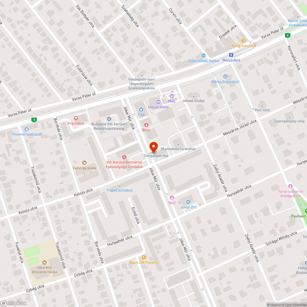 Mozgó lépcsőfok bejelentés helye