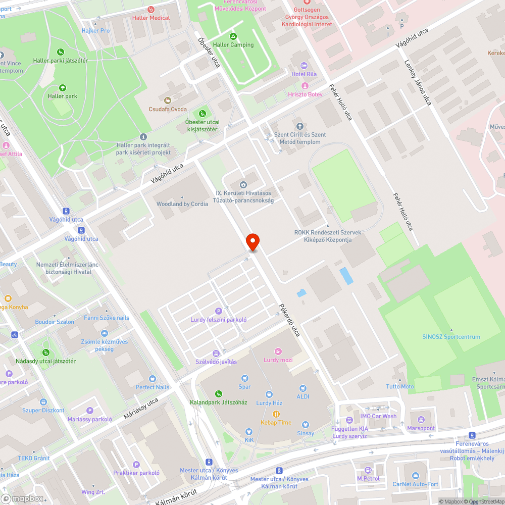 Lerobbant autó az úton bejelentés helye