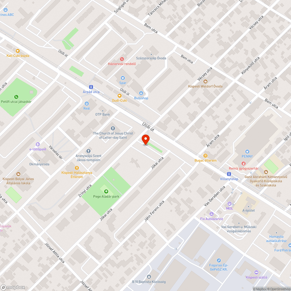 Közterületi csapadék összefolyó akna el van dugulva bejelentés helye