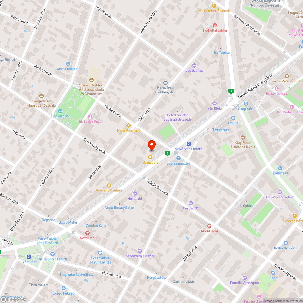 Gyűrődött kerékpárút bejelentés helye