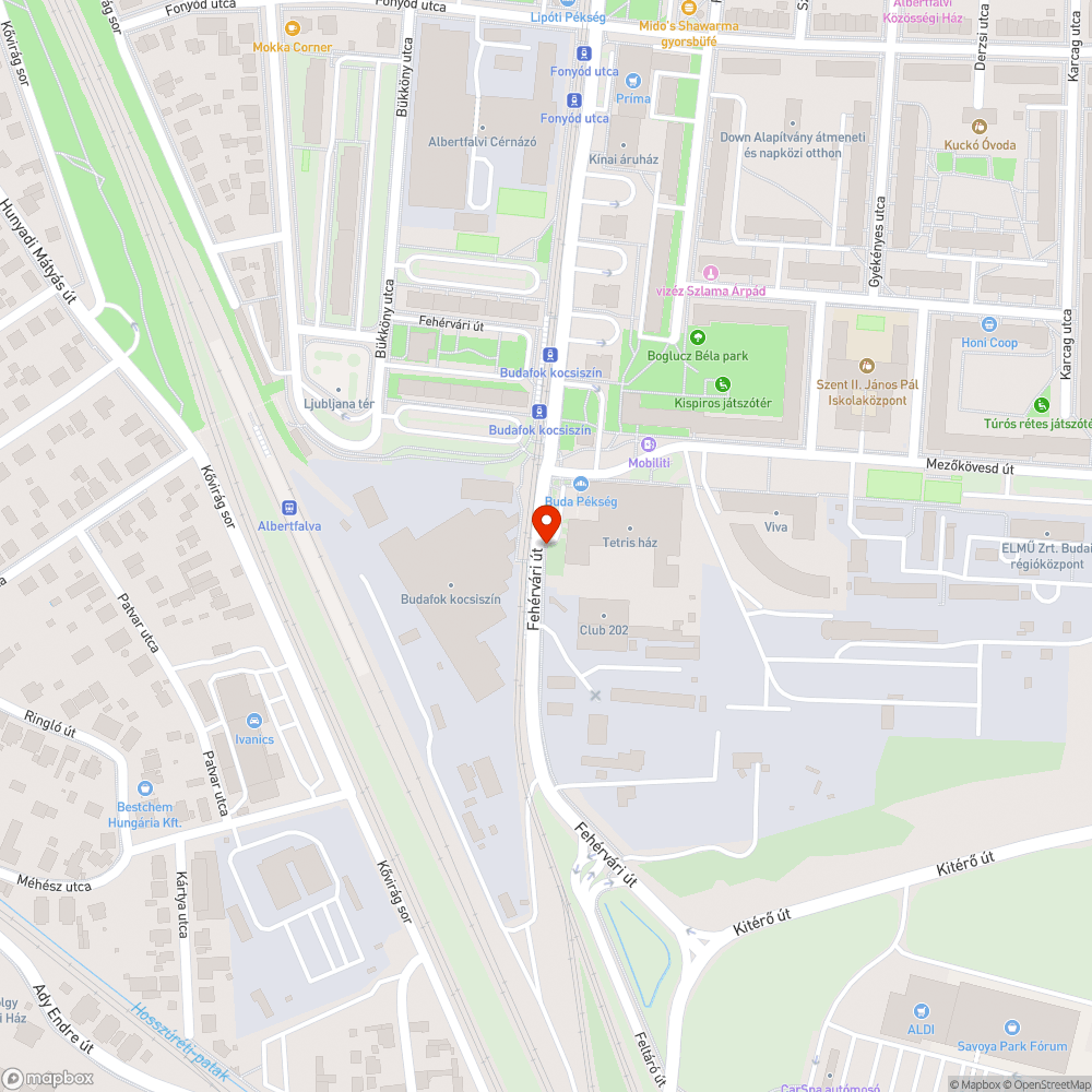 Elhagyott Focus bejelentés helye