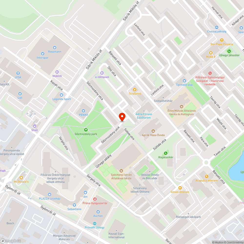 Kereszteződésben parkolás bejelentés helye