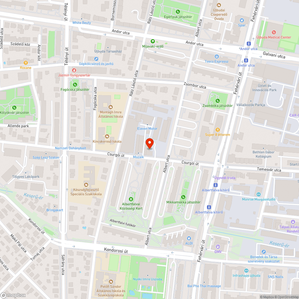 Elsüllyedő törött közmű szekrény bejelentés helye