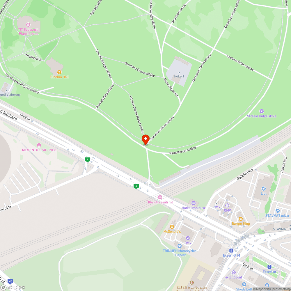 Tönkrement betonfelület bejelentés helye