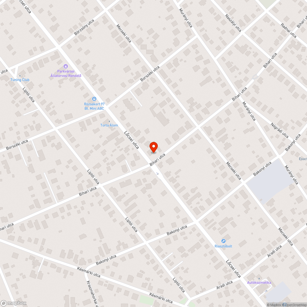 Szemeteszsákok az utcasarkon bejelentés helye