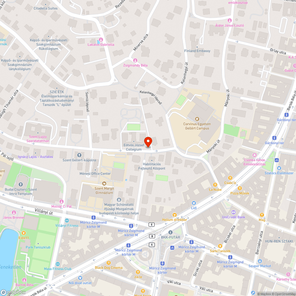 Beszakadt csatornafedél-padka bejelentés helye