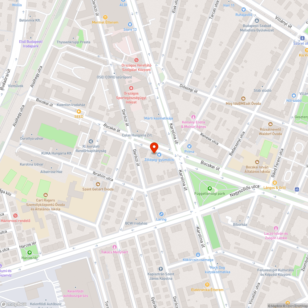 Balesetveszélyes járdaszakasz bejelentés helye