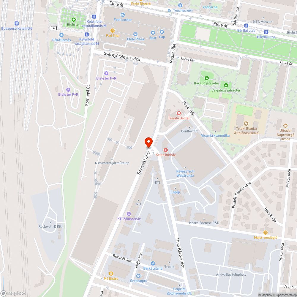 Forgalomtechnikai bonyodalom bejelentés helye