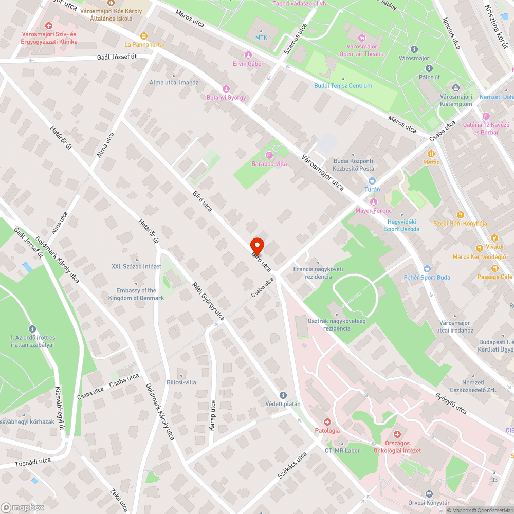 Lekopott a parkolást jelző felfestés bejelentés helye