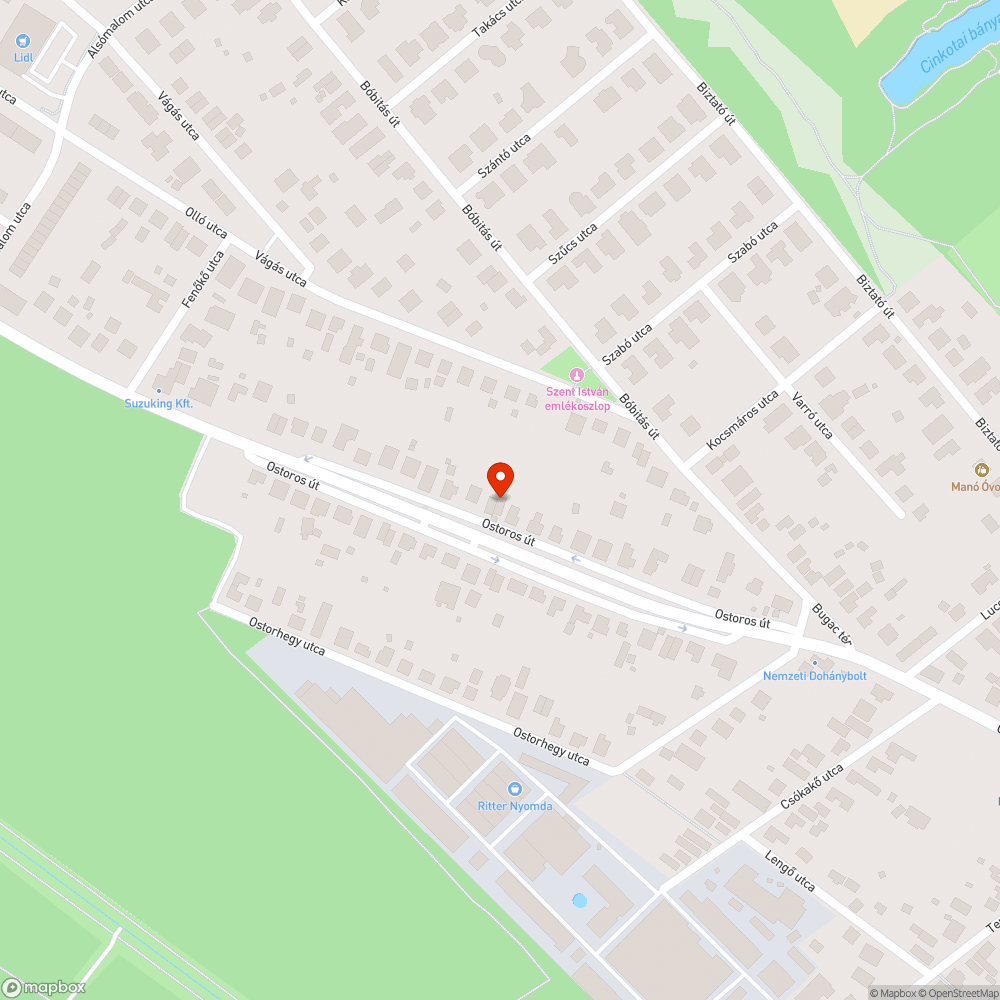 Zebra hiánya bejelentés helye