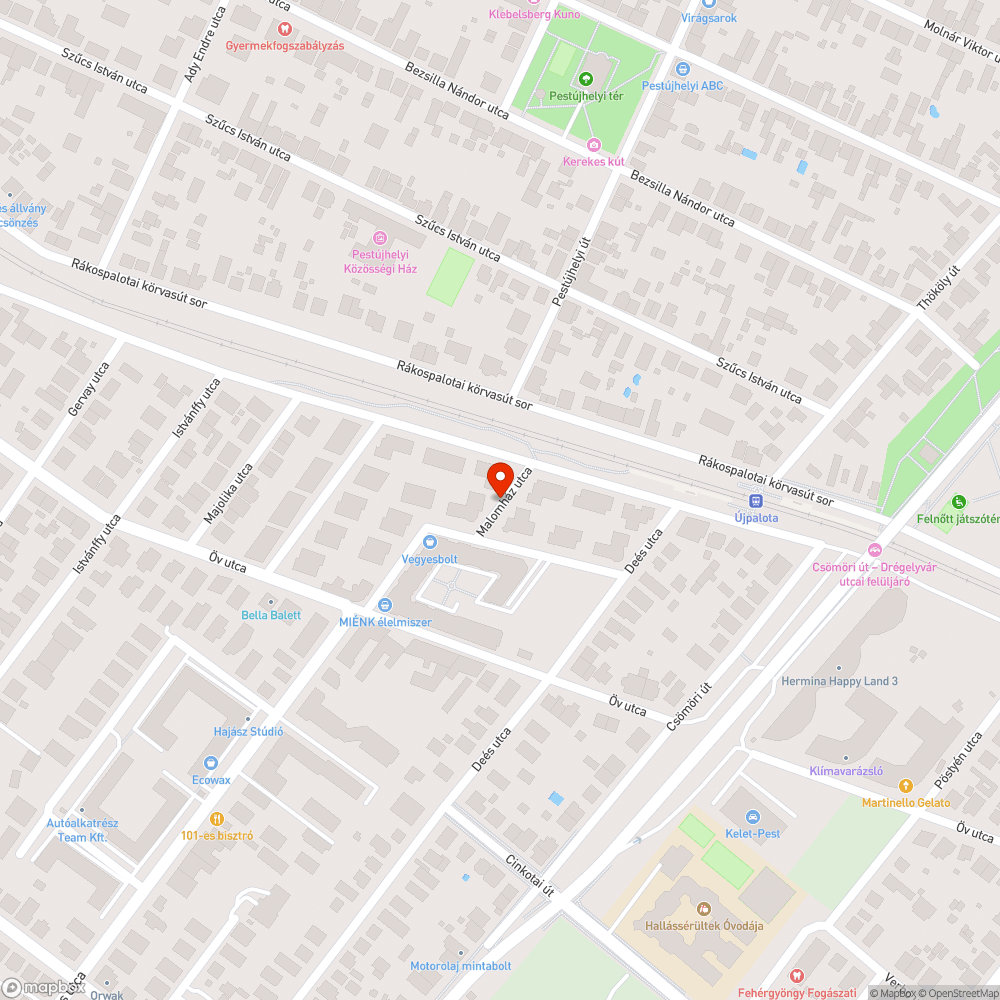 Kátyú, aszfaltprobléma bejelentés helye