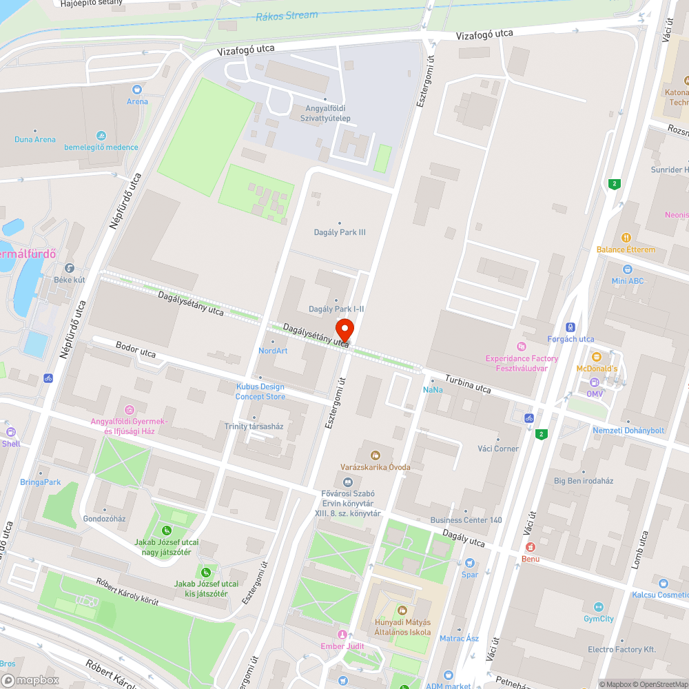 Elhagyott oszlop bejelentés helye