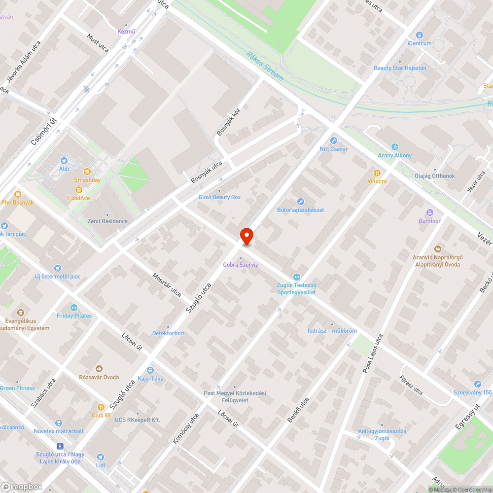 Balesetveszélyes járda bejelentés helye