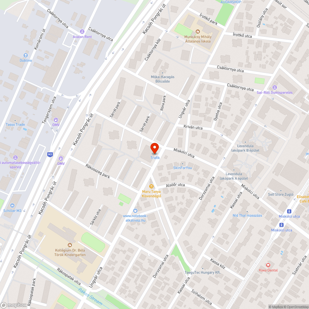 Kint maradt táblák bejelentés helye