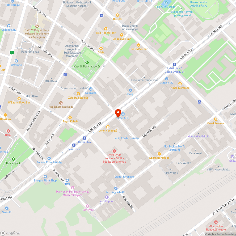 Megrongálódott kutyaillemhely bejelentés helye