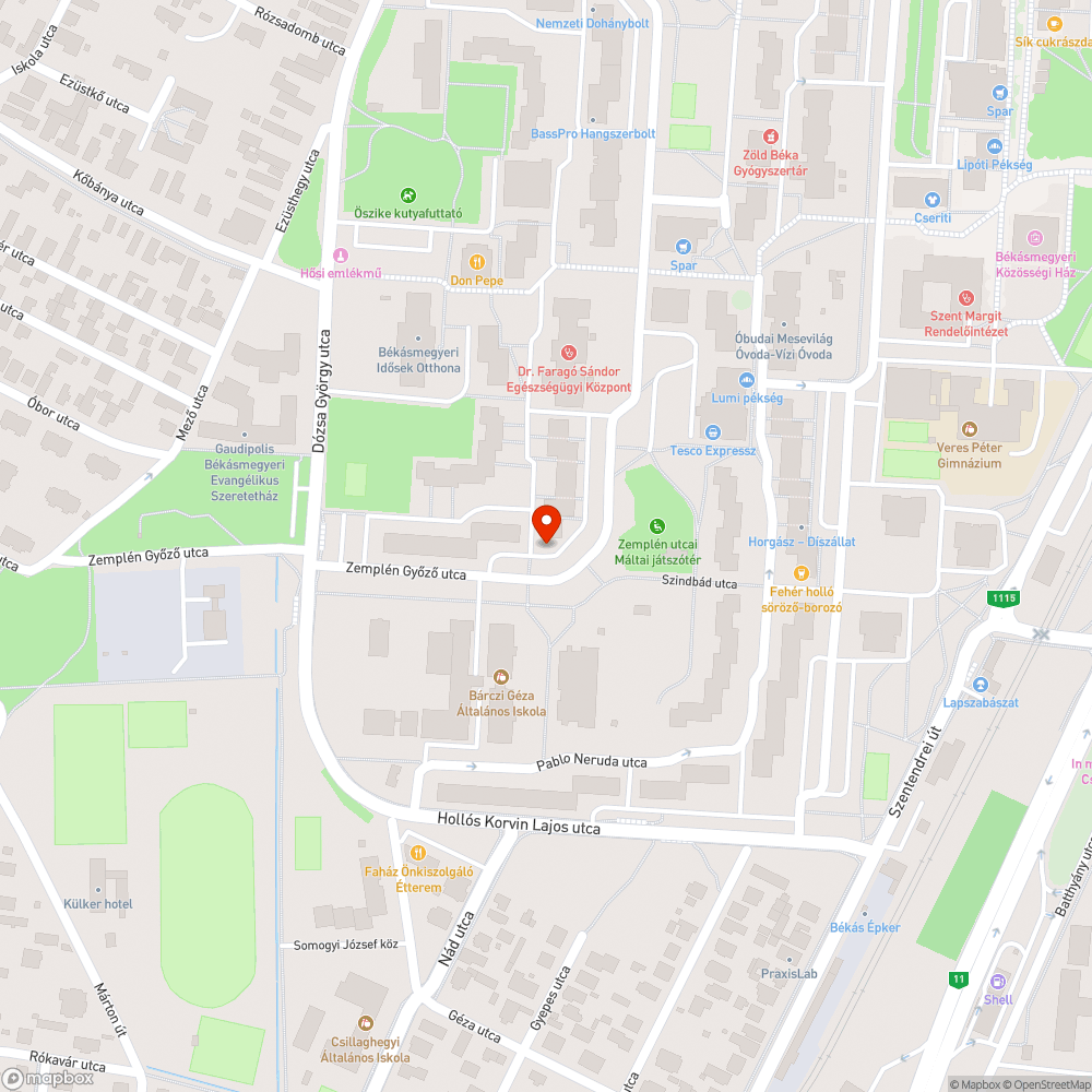 Tele kültéri szemetes bejelentés helye