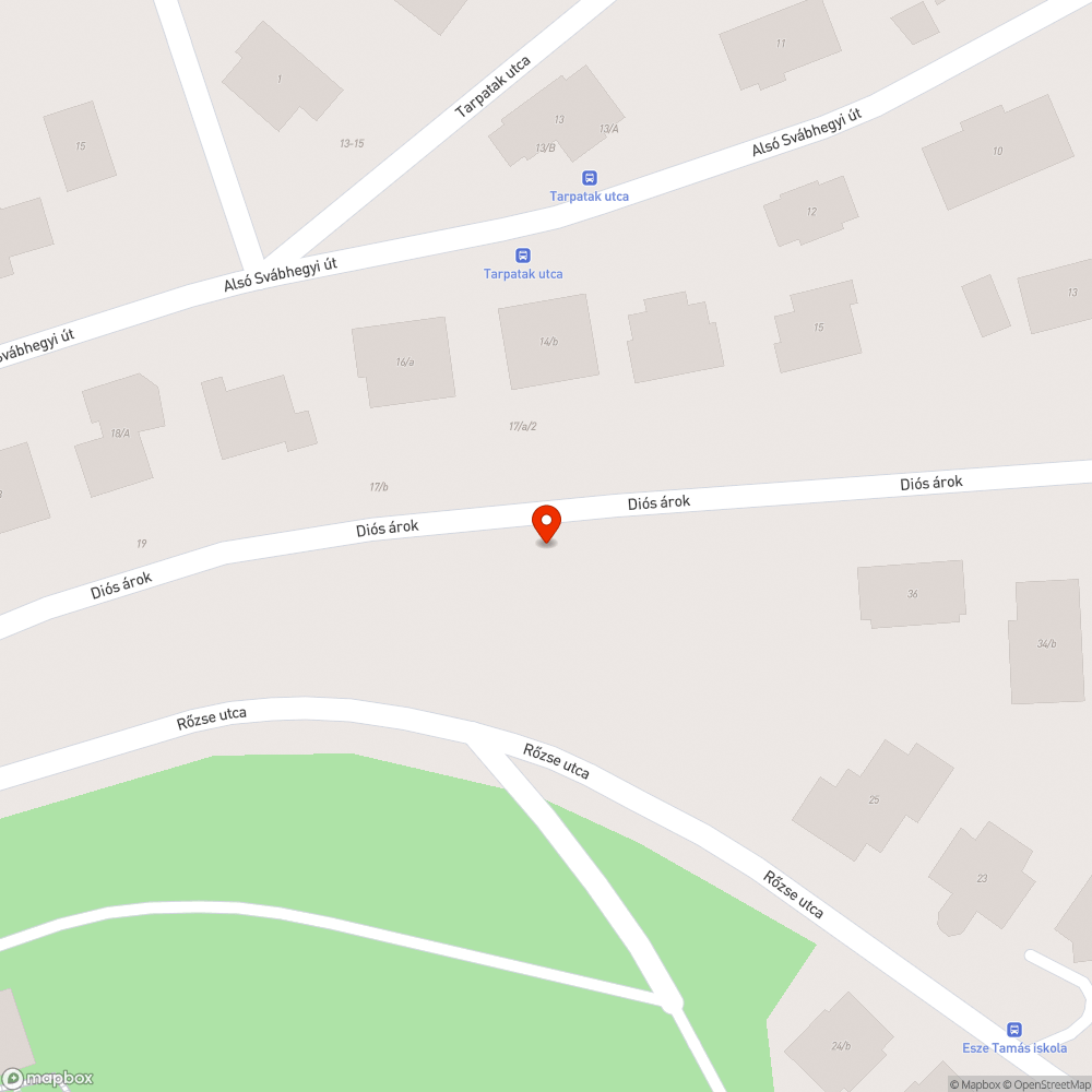 Koszos közterület bejelentés helye