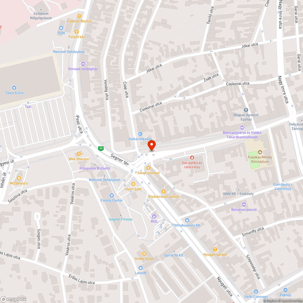 Hibás lámpafejek bejelentés helye