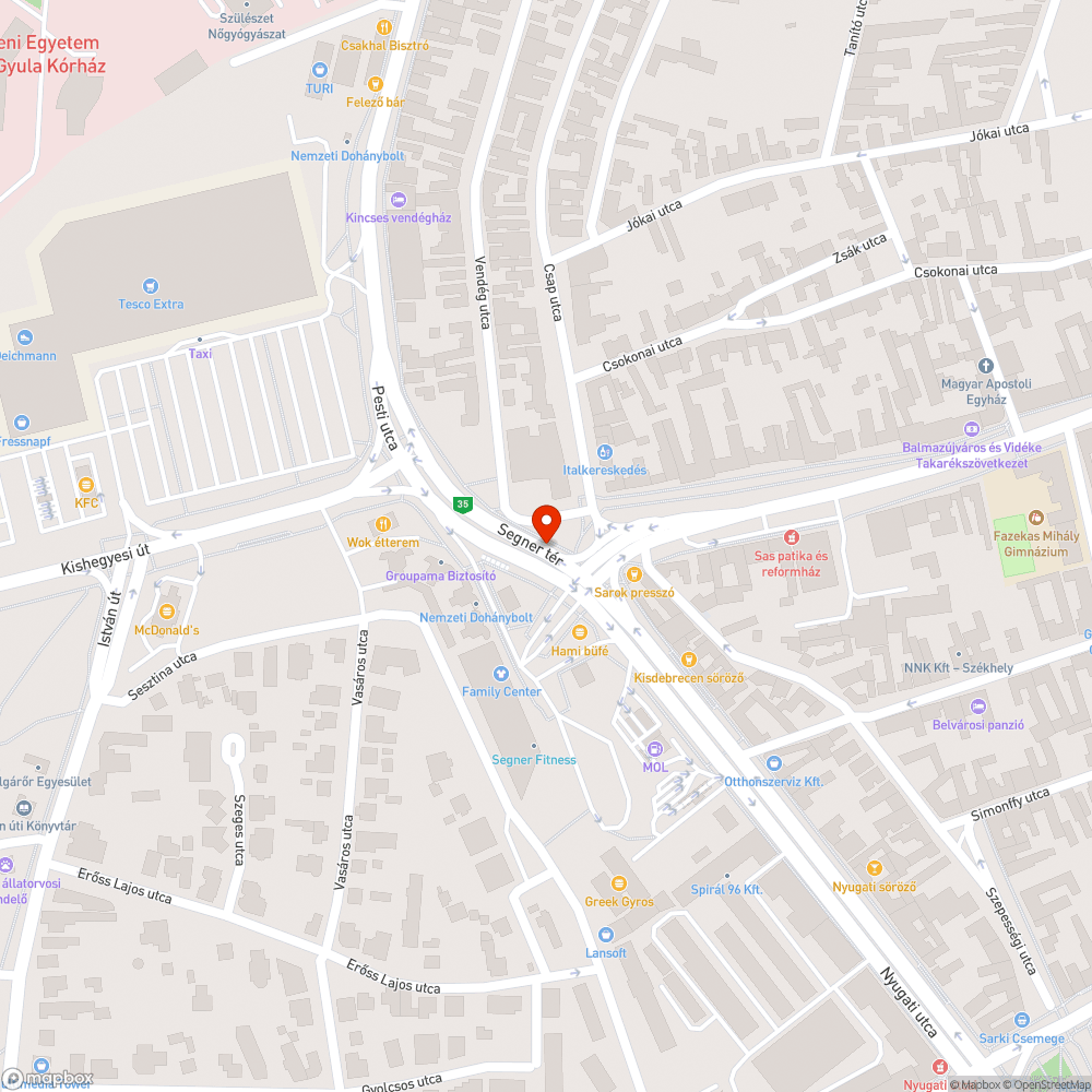 Hibás lámpafejek bejelentés helye