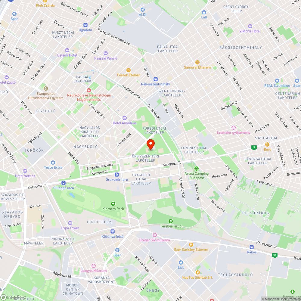 Szemét bejelentés helye