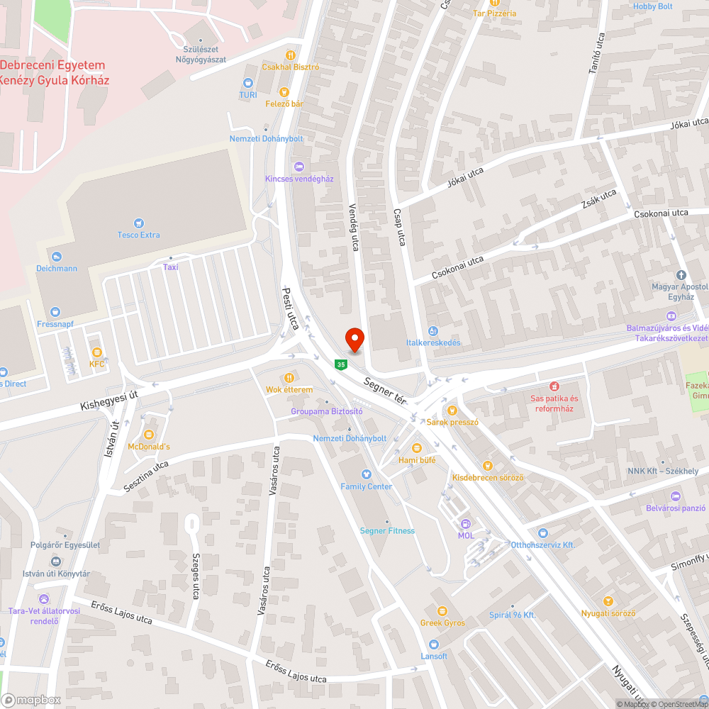 Hibás Euroluxok bejelentés helye