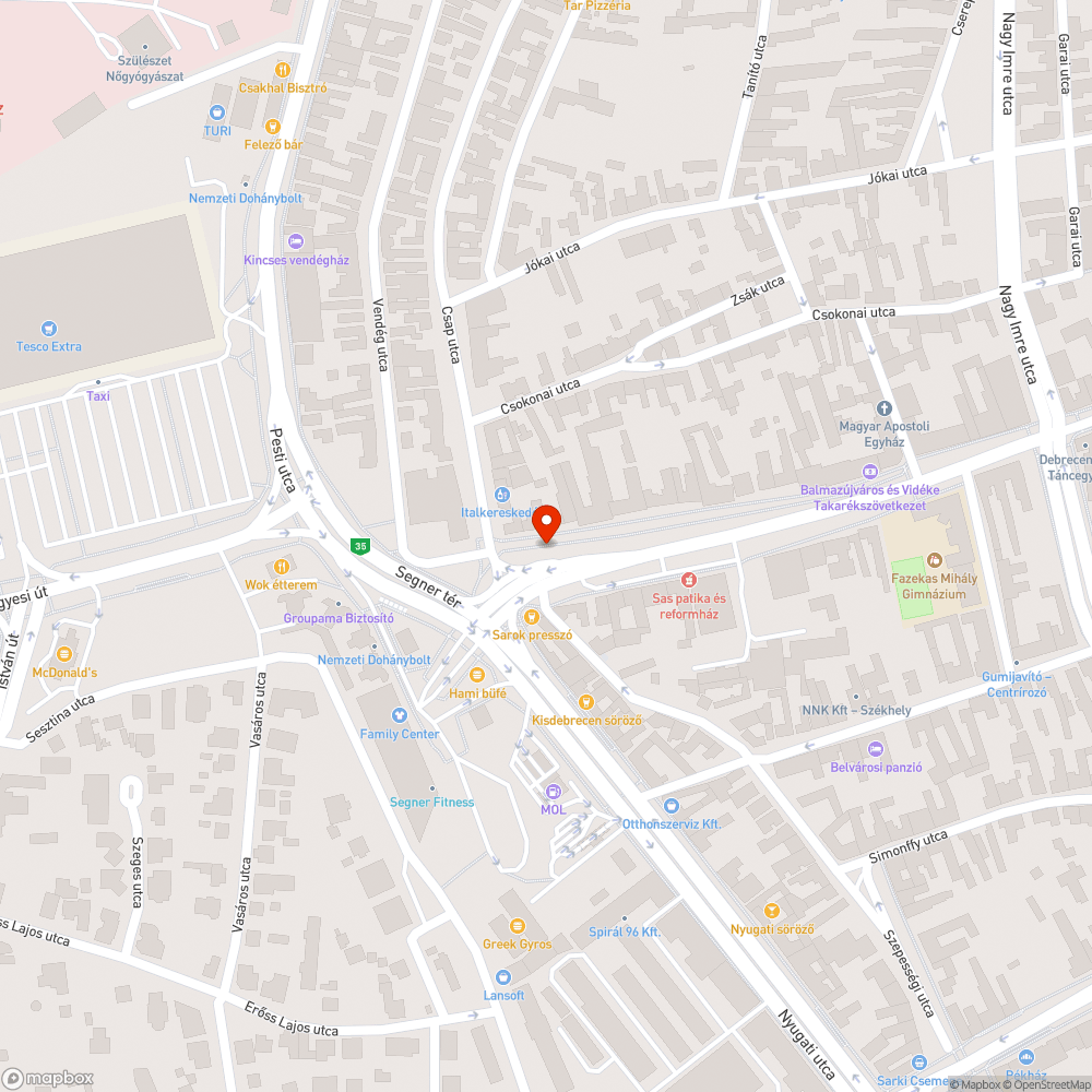 Hibás Eurolux bejelentés helye