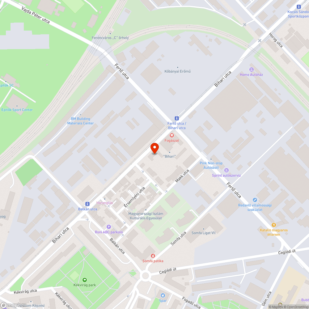 Fedlapból hiányzó kitöltőanyag bejelentés helye